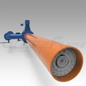 Industrielt fast avfallshåndtering Brenner